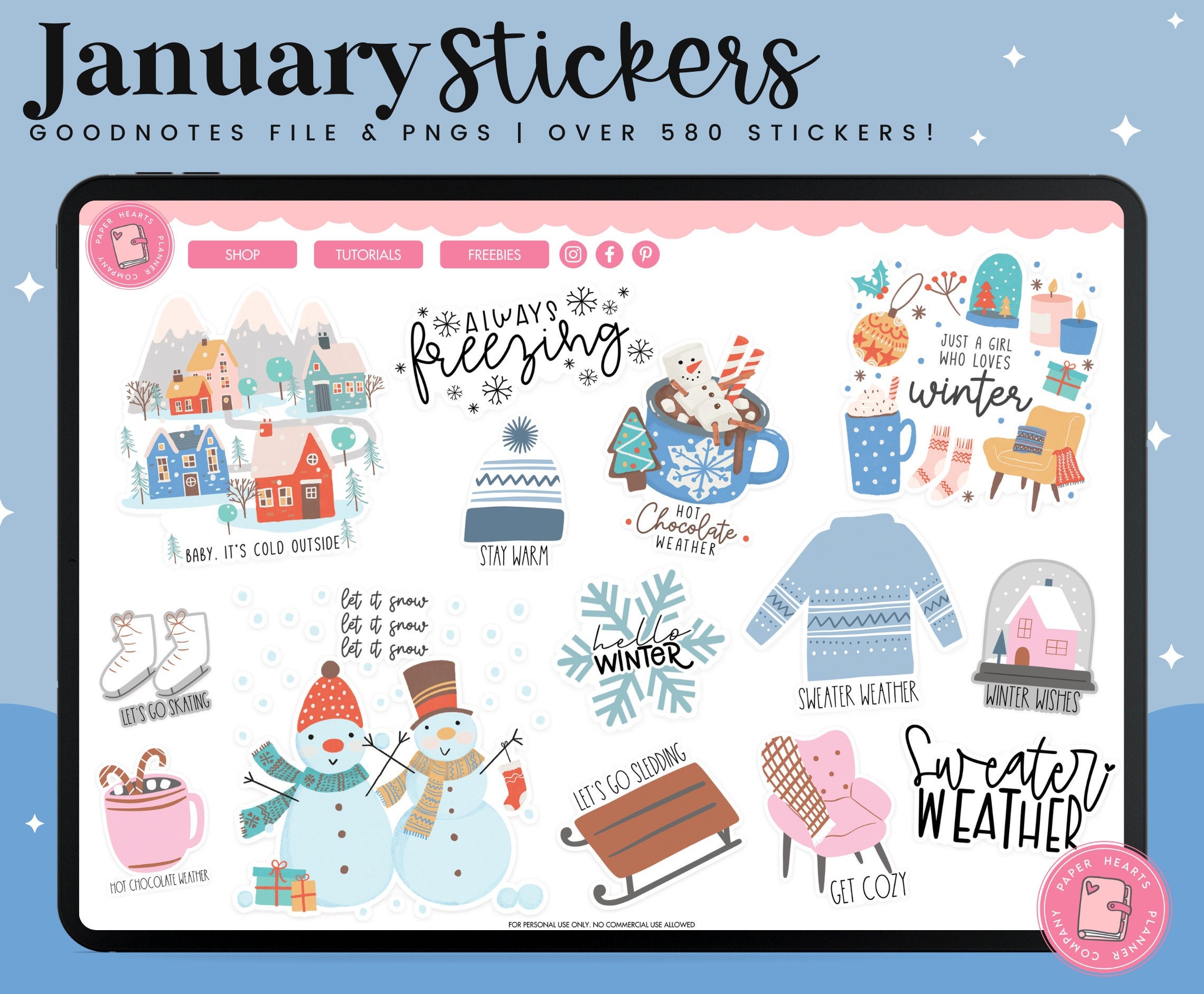 Free Holiday Planner Stickers. Free digital downloads - MY COZY