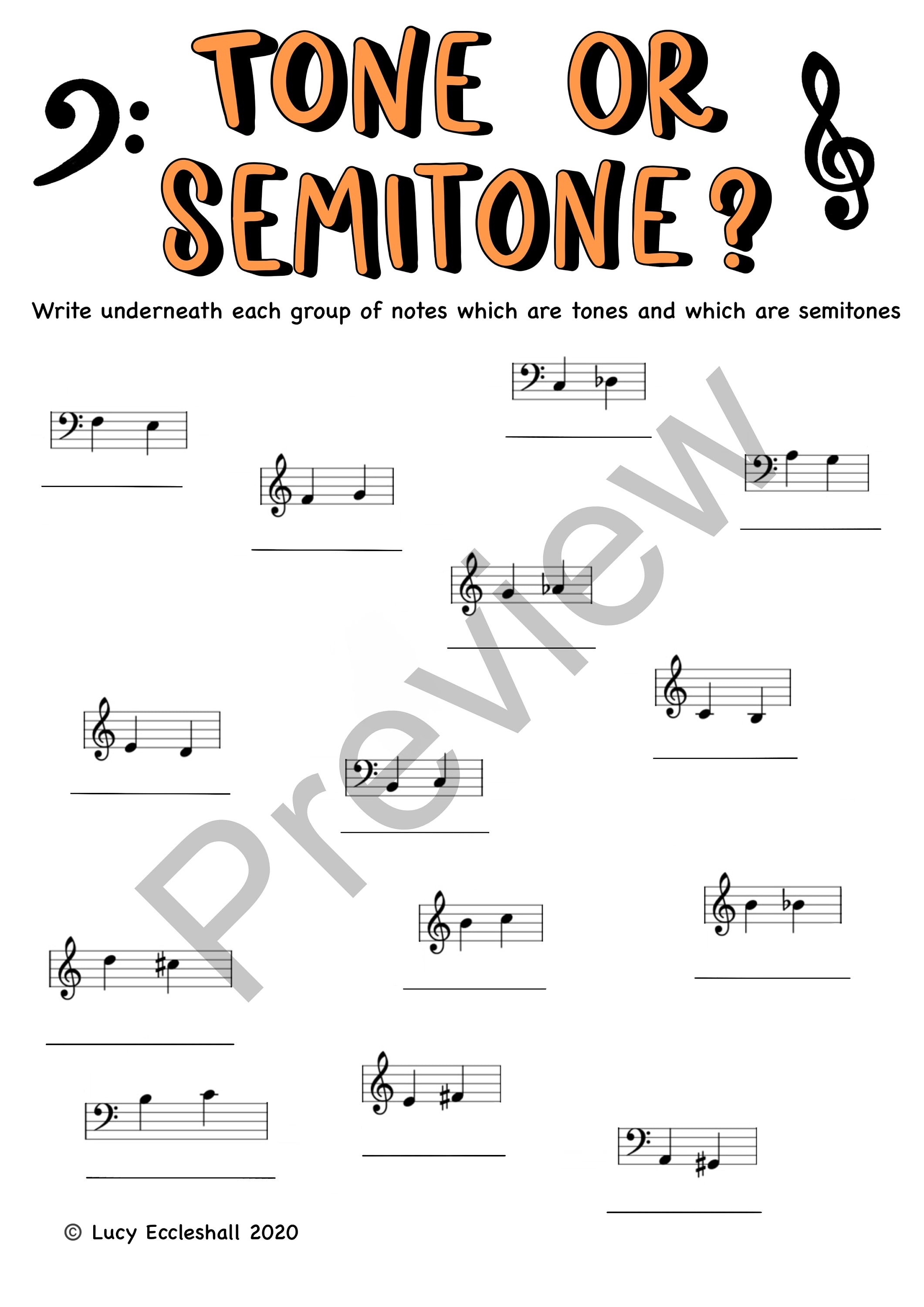 grade 1 music theory worksheets etsy