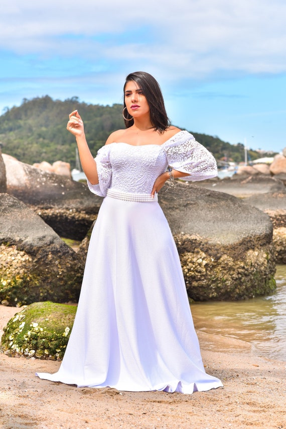 Off the shoulder festival dress 2025