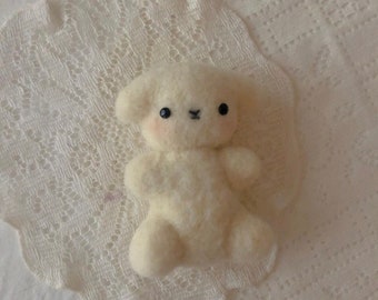 MADE TO ORDER Needle Felted Sheep Stuffed Animal