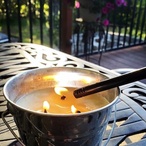 Citronella Eimer Kerze