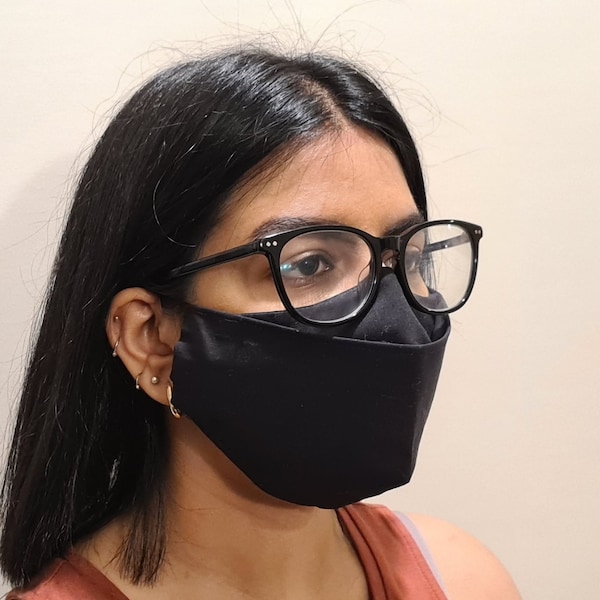 Cotton Face Mask for Glasses, prevents Fogging - Australian Made - Various Colors