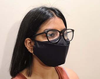 Cotton Face Mask for Glasses, prevents Fogging - Australian Made - Various Colors