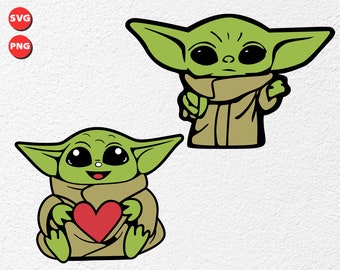 Free Free 128 Baby Yoda Head Silhouette Svg SVG PNG EPS DXF File