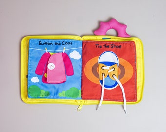 Fabric Quiet Book: Educational Toy for Baby & Toddler