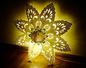 DIY Snowflake Paper Lantern: Christmas Star Decor