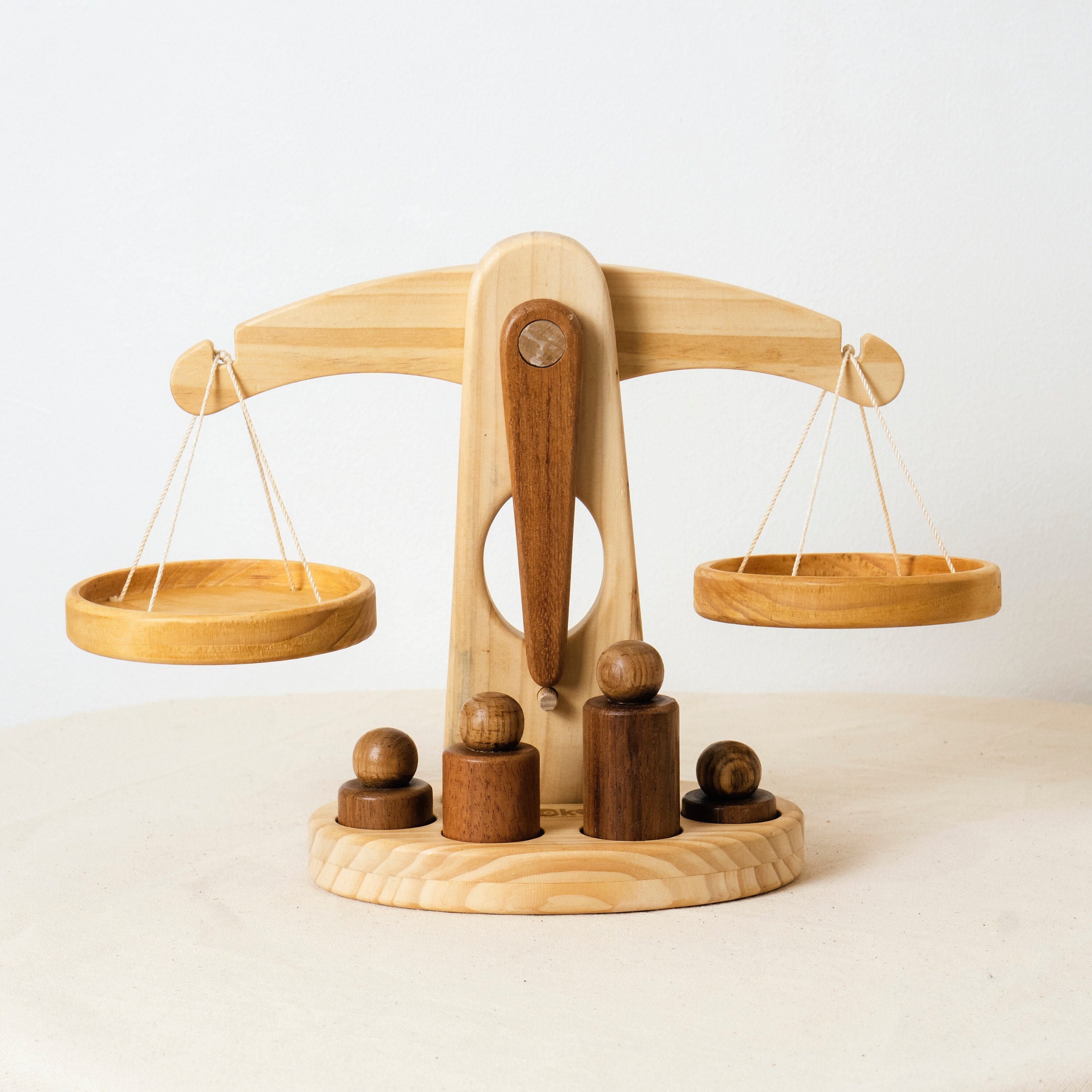 Wooden Weighing Scale For Kids - Big - EKT0106 - Extrokids Online