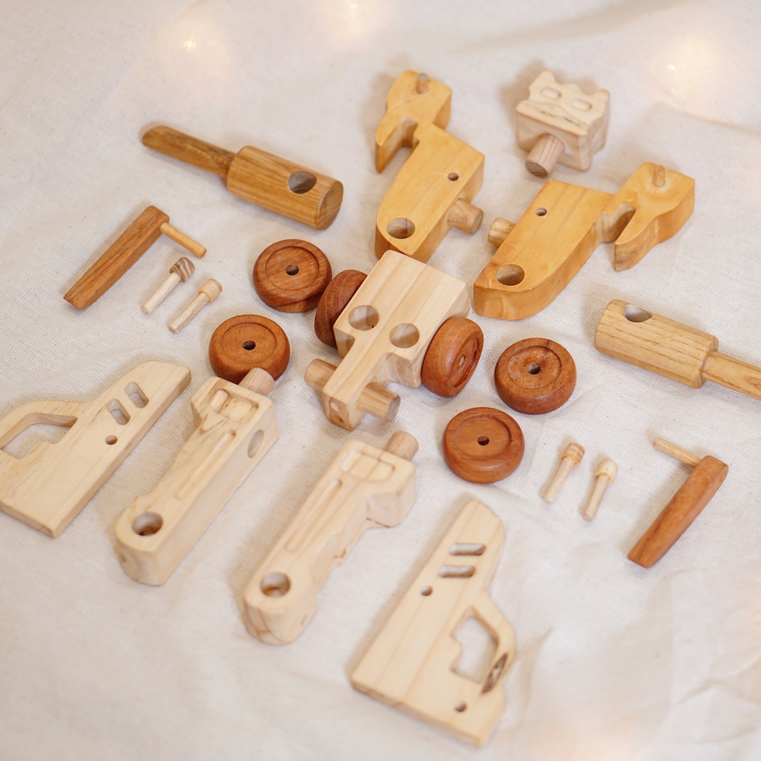 Transformers Upgrade Kit 20piece Wooden Puzzle Set Tractor Truck and Optimus Prime Great Gift