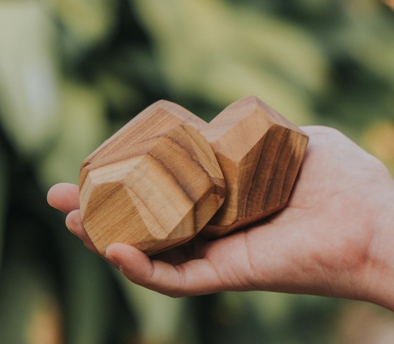 RunHero Montessori - 58 pietre impilabili per bambini, in legno, impilabili, per bambini, a partire da 1 2 3 4 5 6 7 8 anni