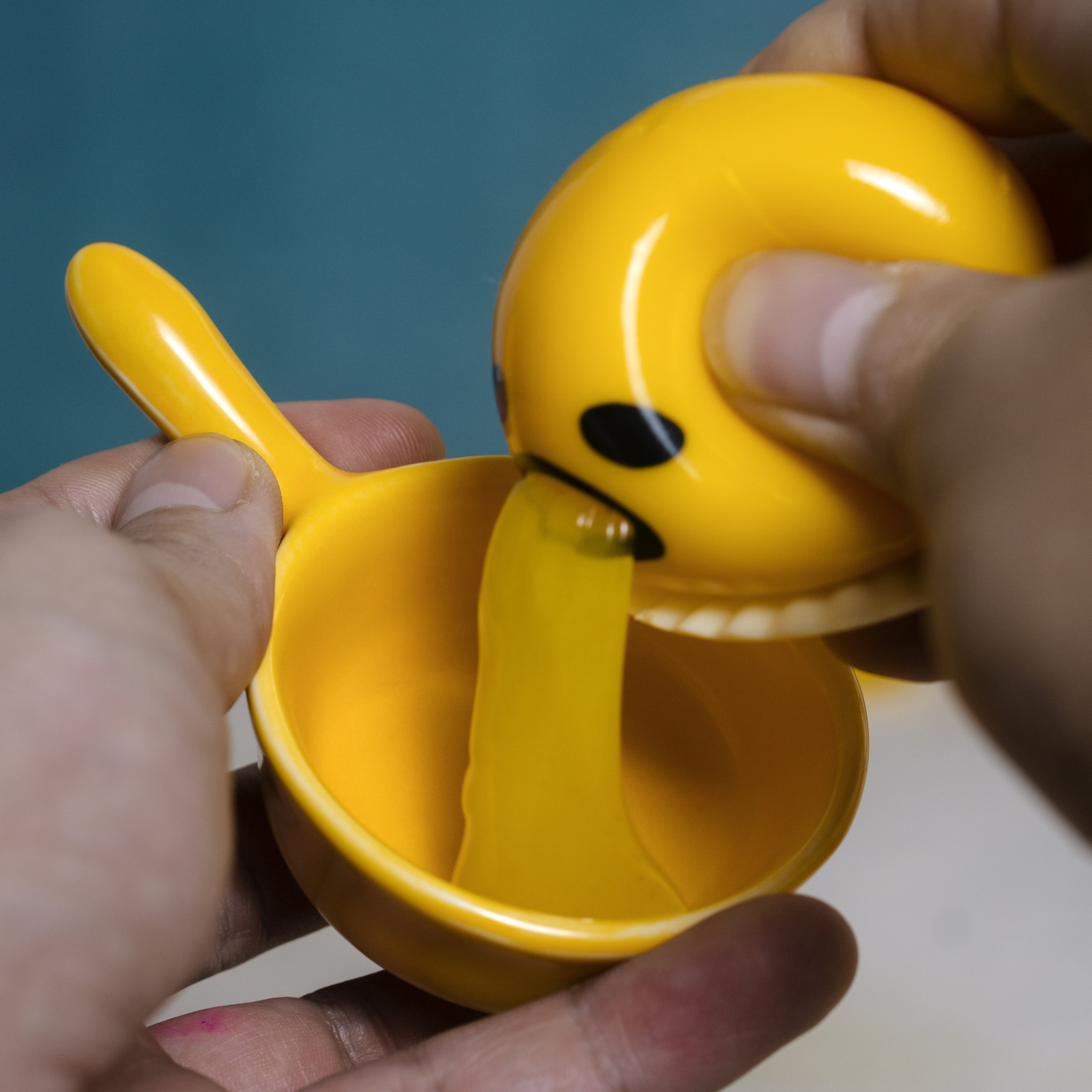 Throw Up Fidget Gudetama Stress Relief Squeeze Toy – Puking Liquid Fidget Egg - Etsy