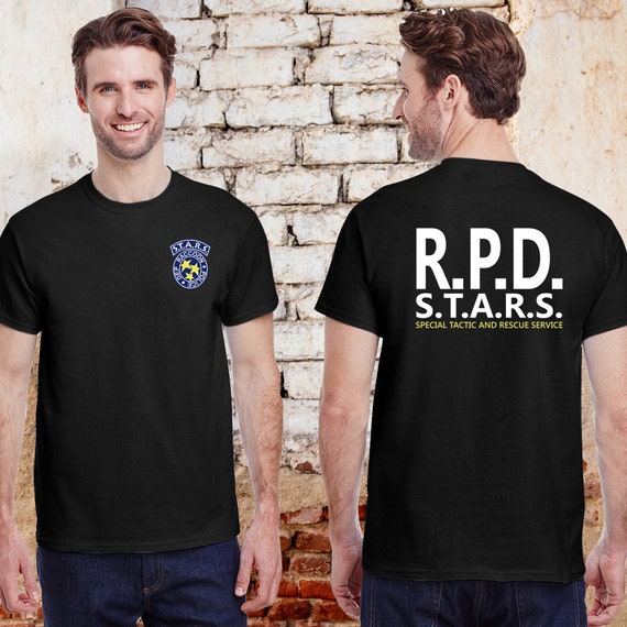 Maglietta Resident Evil RPD Navy Heather – Unisex Adulto – Ufficiale