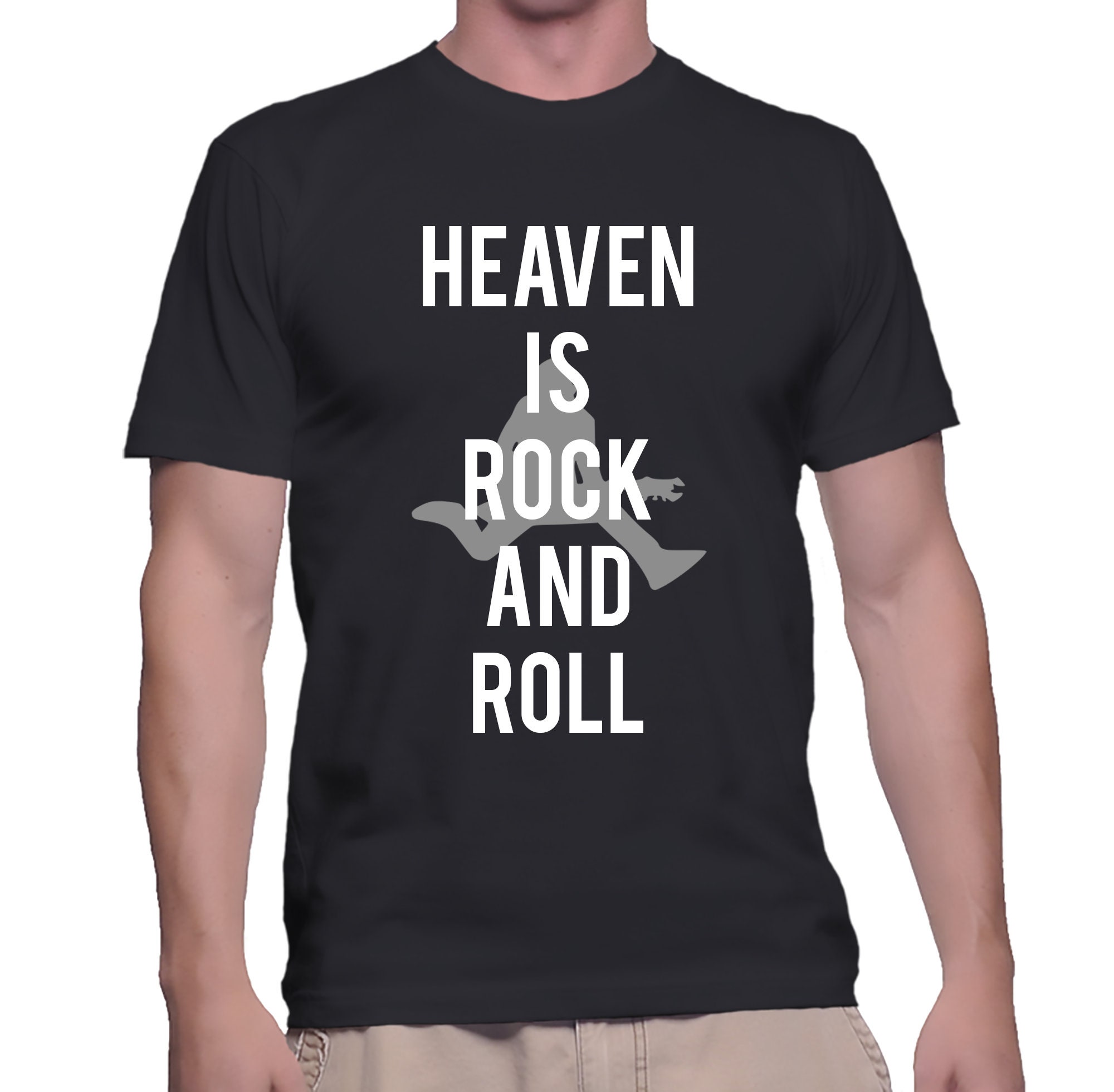 Discover Heaven is Rock And Roll T-shirt, Rock Fans T-Shirt