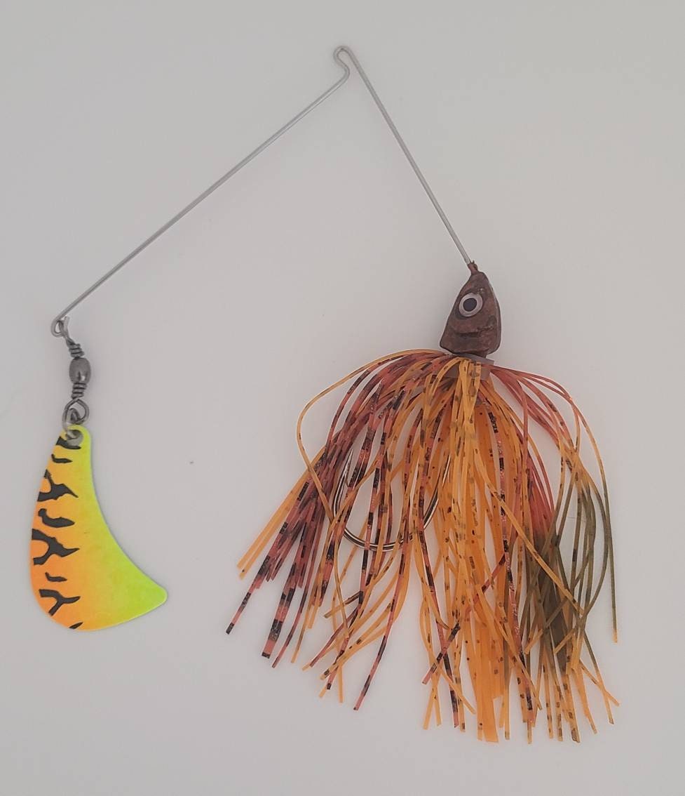 Handcrafted 1/4 oz Pro Spin Spinner bait for bass fishing and Etsy