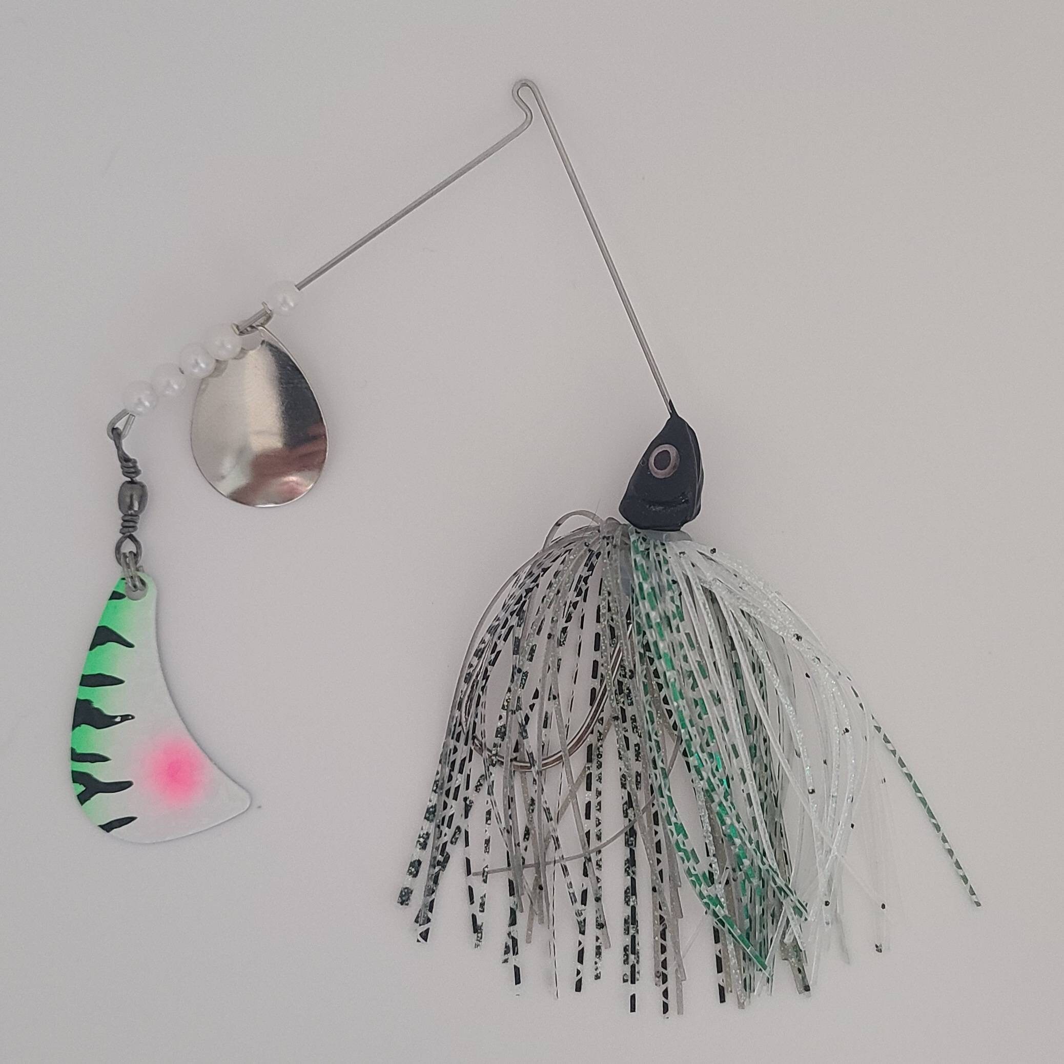 Handcrafted 1/4 oz Pro Spin Spinner bait for bass fishing and Etsy