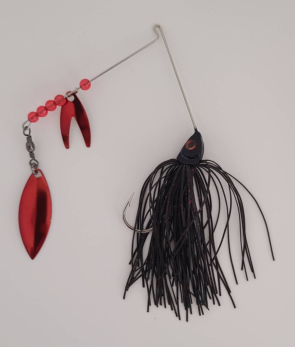 Handcrafted 1/4 oz Pro Spin Spinner bait for bass fishing and Etsy