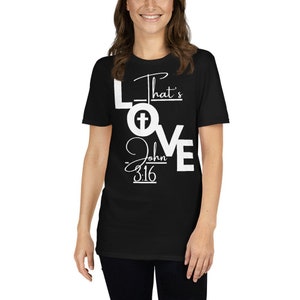 John 3:16 t-shirt unisex