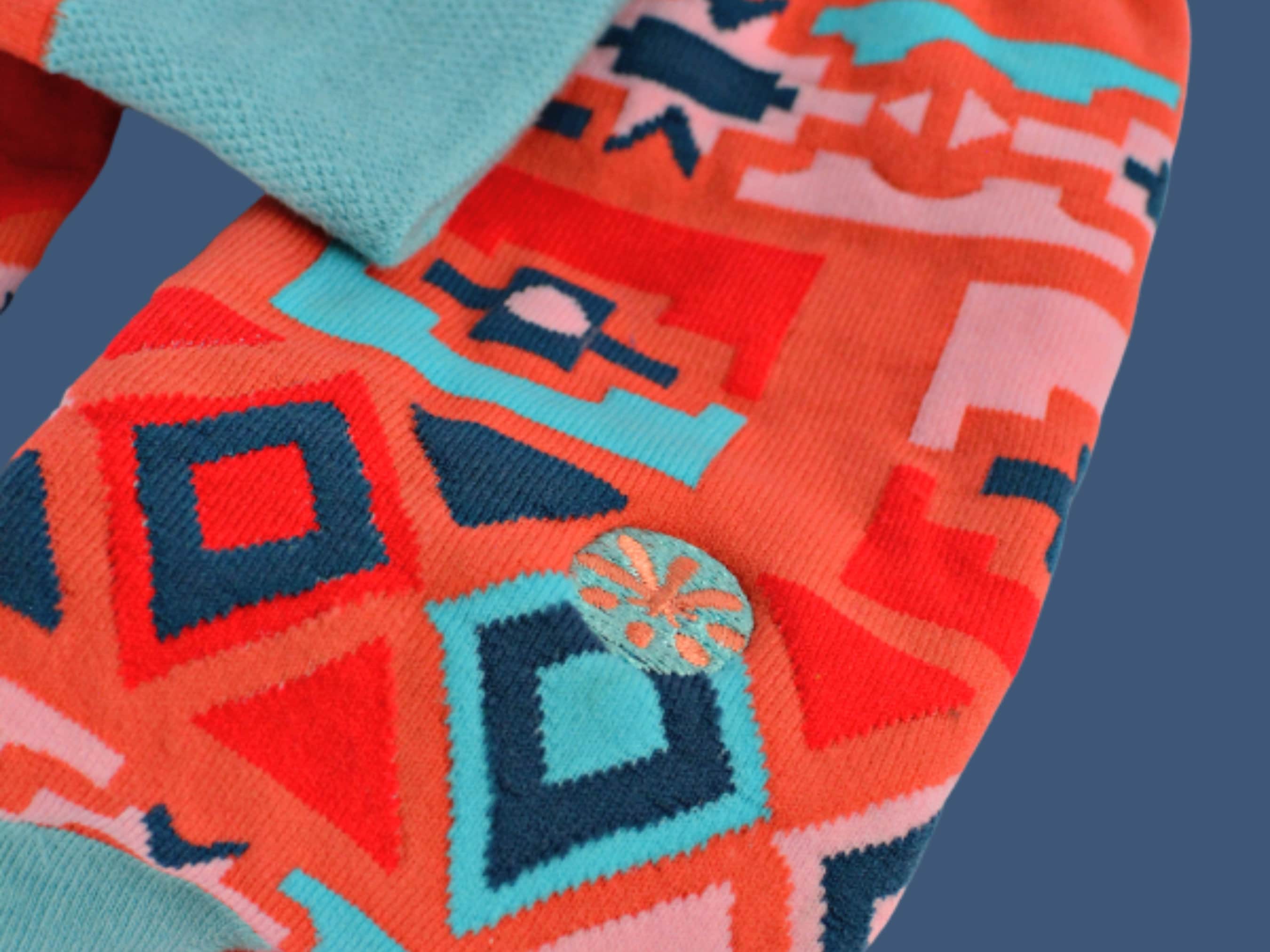 Egyptian Cotton Kente Socks  African Print Socks by Emowa