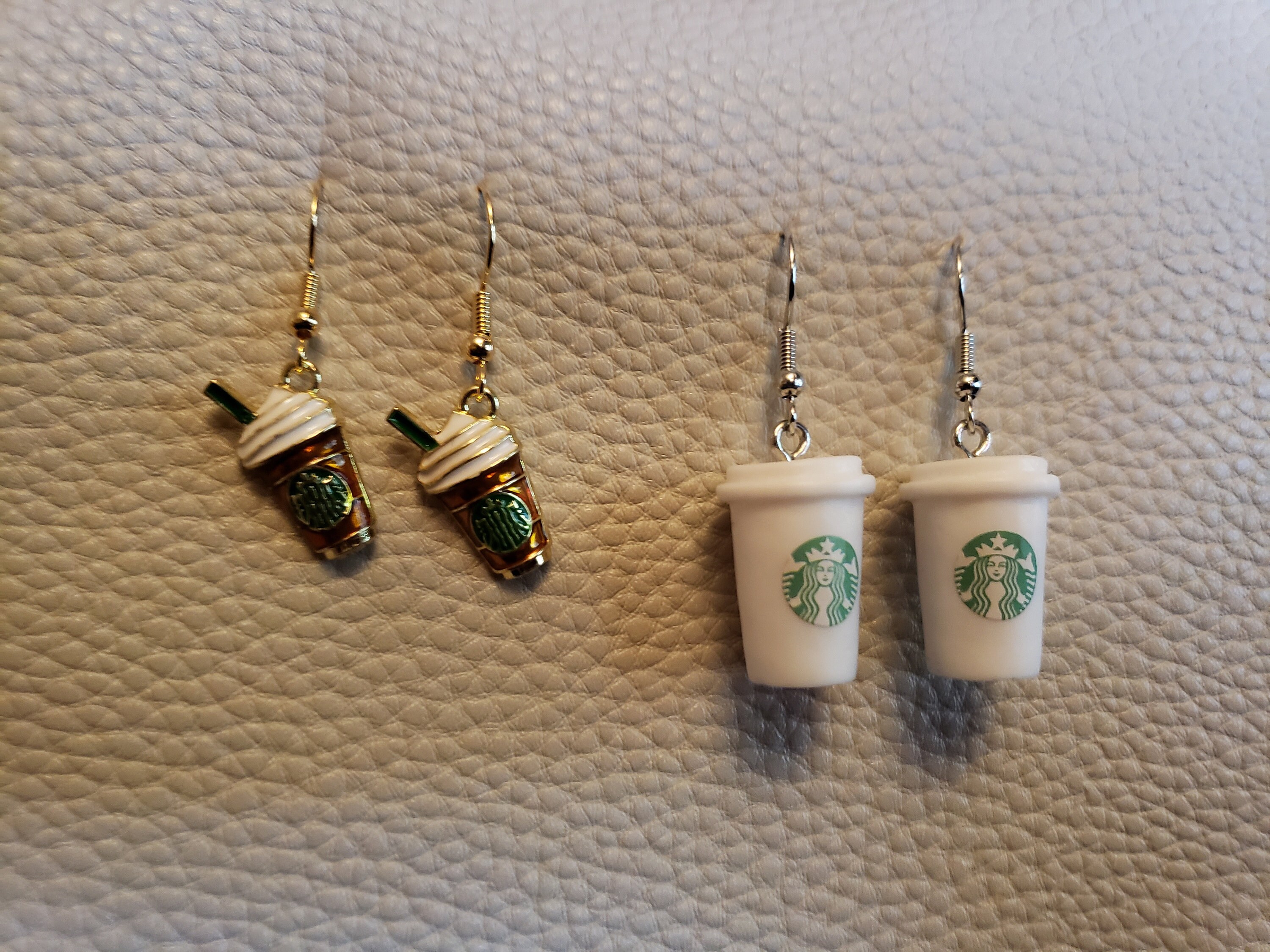 Starbucks earrings Etsy