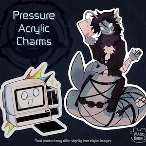 Pressure Acrylic Keychains: Sebastian Solace and PAInter