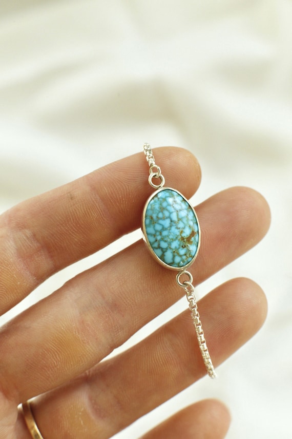 Adjustable Turquoise Bolo Bracelet 06