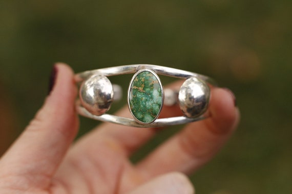 Turquoise Drops Cuff