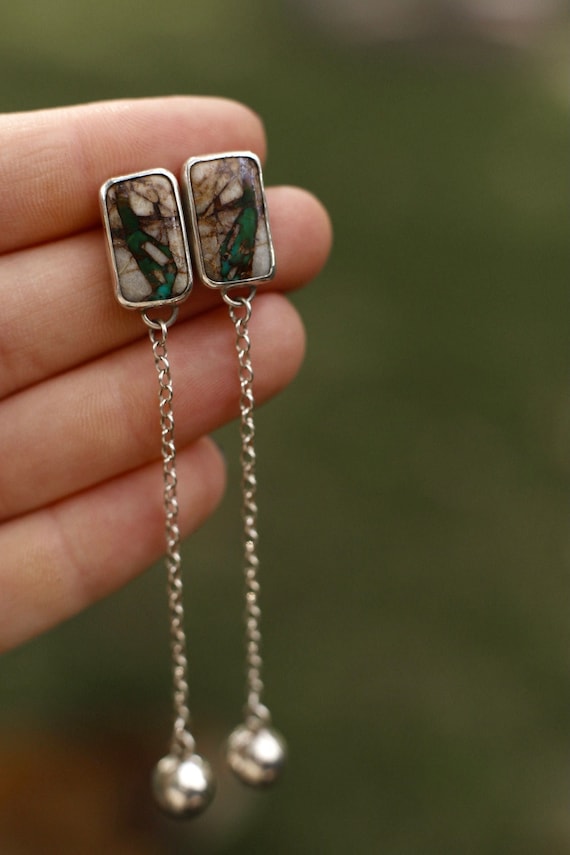 Turquoise Drop Earrings 01