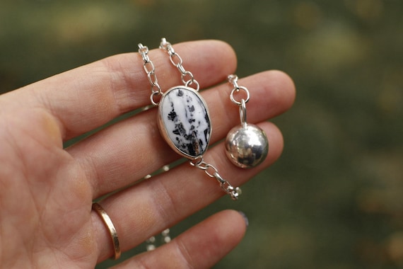 Sterling Drops Lariat Necklace 02