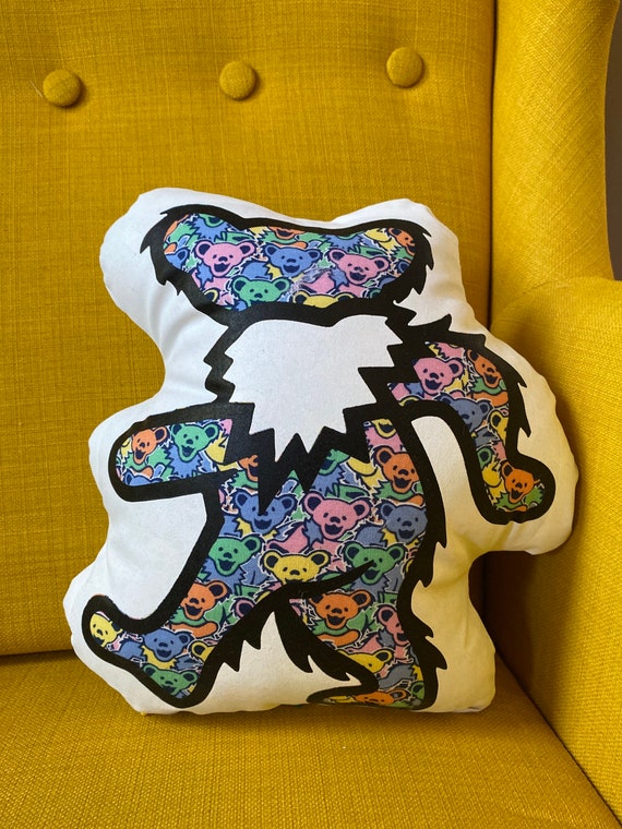 grateful dead bear pillow