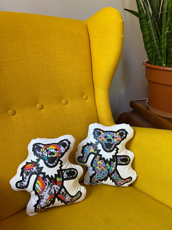 grateful dead bear pillow