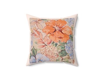 Spring Floral Accent Pillow | Country Core Home | Spring is in the air design