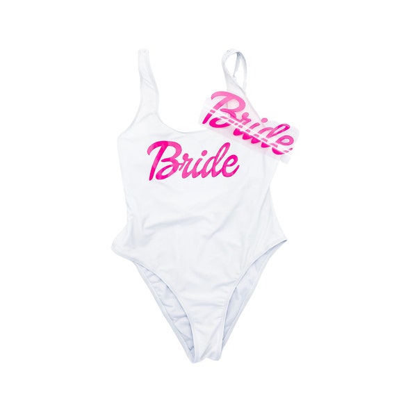 Retro Bachelorette | Beach Bachelorette | Bride Swimsuit Iron-On | Bachelorette Party Swimsuit | Wedding Swimsuit | Honeymoon Swimsuit