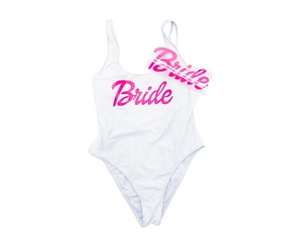 Retro Bachelorette | Beach Bachelorette | Bride Swimsuit Iron-On | Bachelorette Party Swimsuit | Wedding Swimsuit | Honeymoon Swimsuit