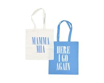 Mamma Mia Bachelorette | Custom Cotton Tote | Bachelorette Beach Bag | Mamma Mia Party Favor | Disco Bachelorette | Bridesmaid Gift Bag