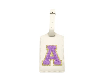 Personalized Luggage Tag | Custom Travel Accessory | Bag Tag | Chenille Letter Patch | Graduation Gift | College Grad | High School Grad