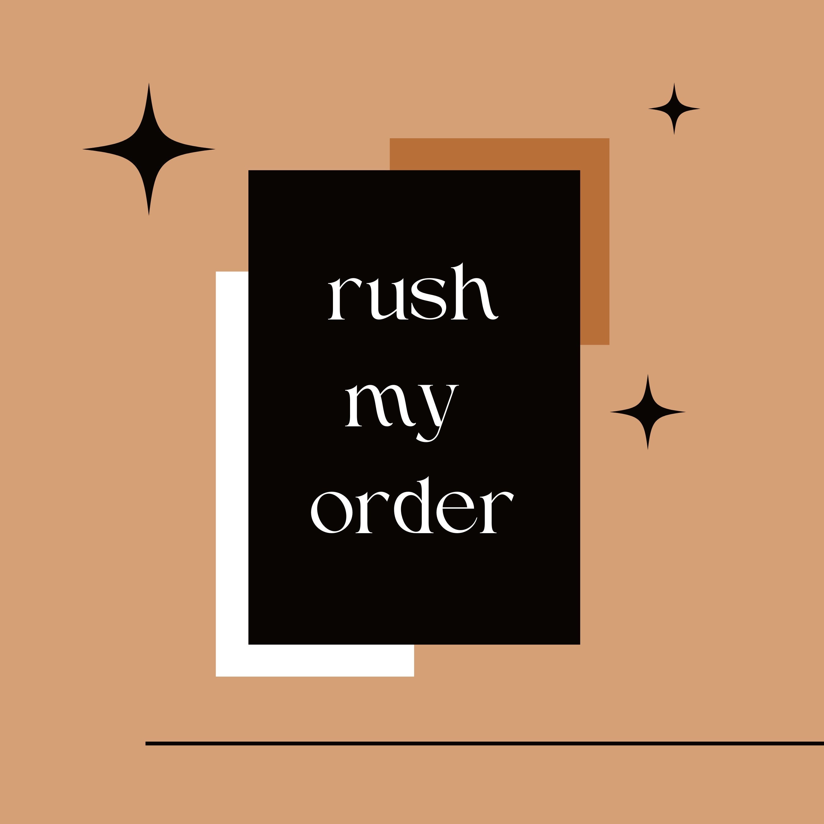 Rush My Order Order Upgrades Etsy