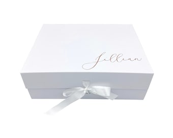 Bridesmaid Proposal Gift Box | Personalized Gift Box | Hotel Wedding Welcome Gift Box | Bridal Party Favor | Box With Magnetic Lid