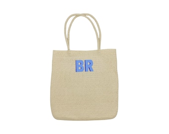 Personalized Woven Tote | Bachelorette Beach Bag | Bachelorette Party Favor Gift Bag | Beach Bachelorette | Bridesmaid Gift Bag