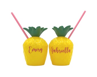 Personalized Pineapple Cup | Bachelorette Tumbler | Bachelorette Party Favor Gift Bag | Beach Bachelorette | Party Drinkware | Bride Cup