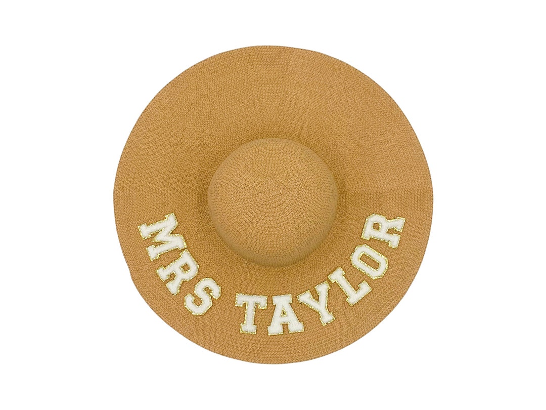 Personalized Sun Hat With Patches Beach Bachelorette Etsy