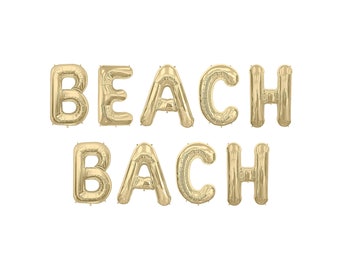 Beach Bach Balloon Banner | Beach Bachelorette Party Decorations | Tropical Bachelorette Backdrop Photo Spot | Last Splash | Last Flamingle