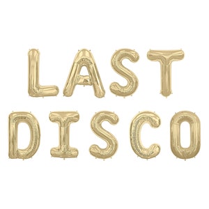 Last Disco Balloon Banner | Mamma Mia Bachelorette | Dancing Queen | Disco Bachelorette Backdrop Photo Spot | Last Disco Party Decorations