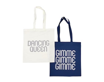 Mamma Mia Bachelorette | Custom Cotton Tote | Bachelorette Beach Bag | Mamma Mia Party Favor | Disco Bachelorette | Bridesmaid Gift Bag