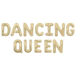 Dancing Queen Balloon Banner | Mamma Mia Party Decorations | Disco Bachelorette Backdrop Photo Spot | Last Disco Bachelorette Party