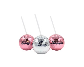 Personalized Disco Ball Cup | Bachelorette Tumbler | Bachelorette Party Favor Gift Bag | Disco Bachelorette | Party Drinkware | Bride Cup