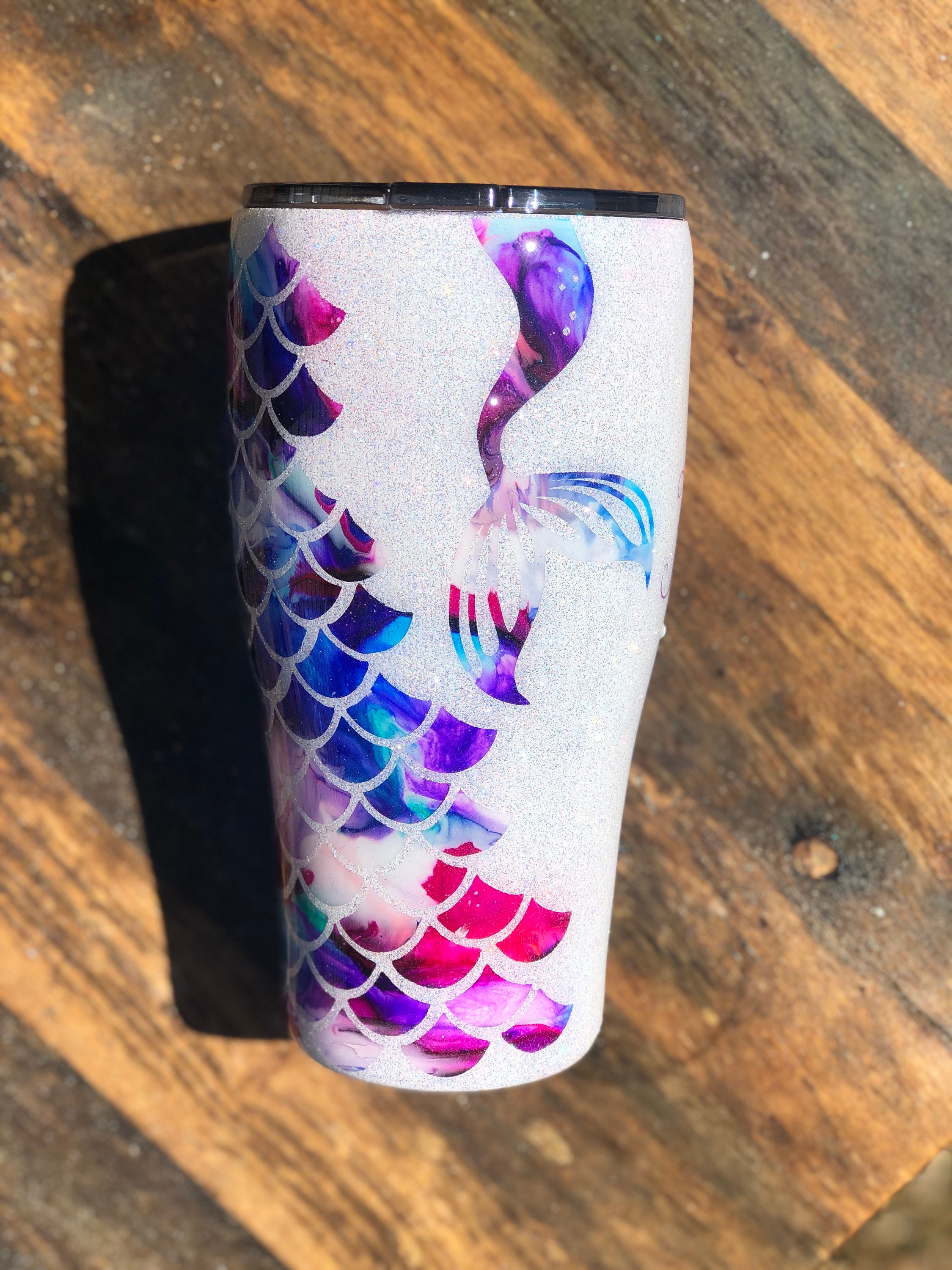 Mermaid Peekaboo Tumbler Etsy