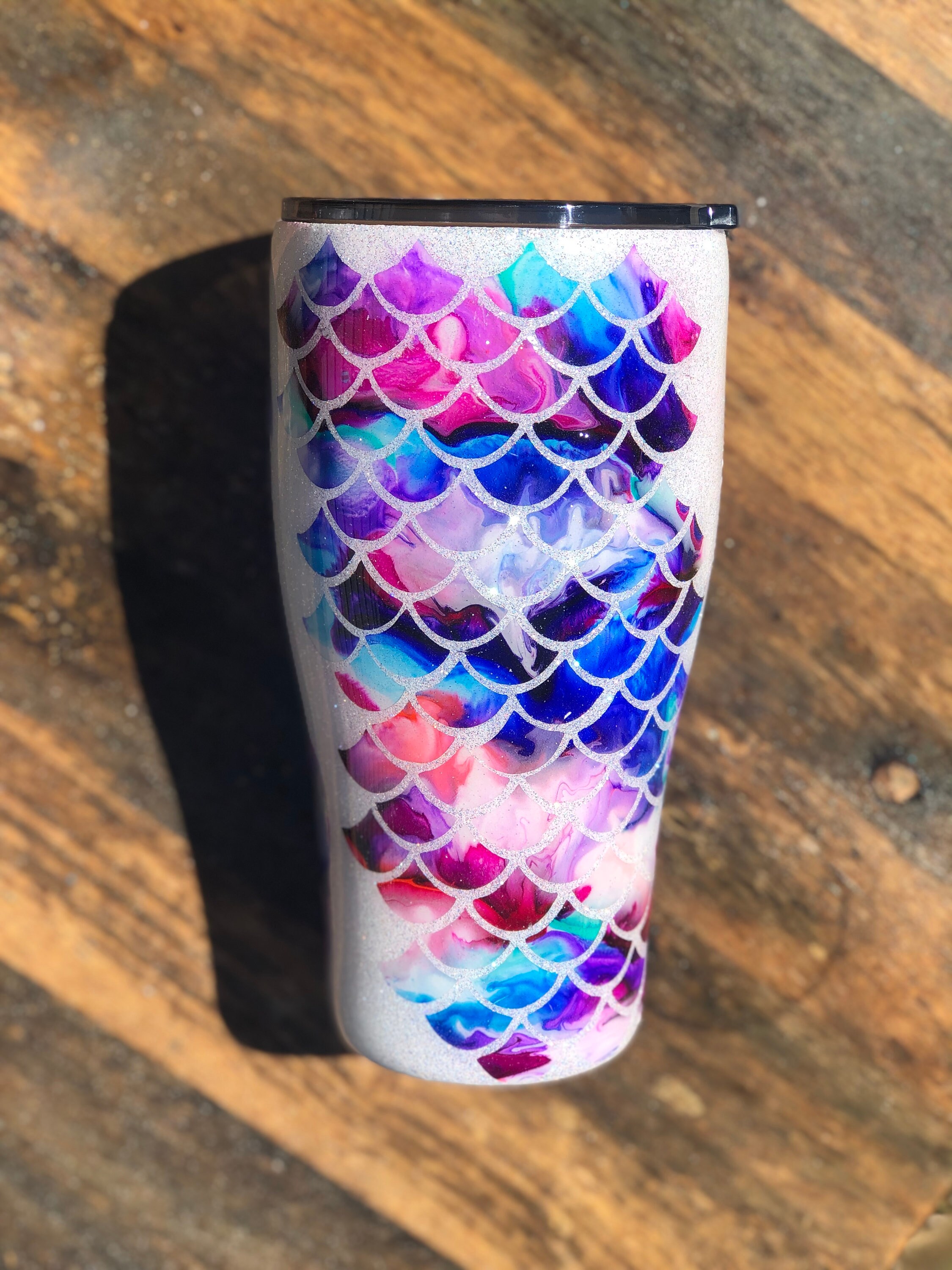 Mermaid Peekaboo Tumbler Etsy