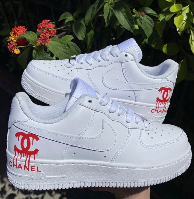 custom chanel air force 1
