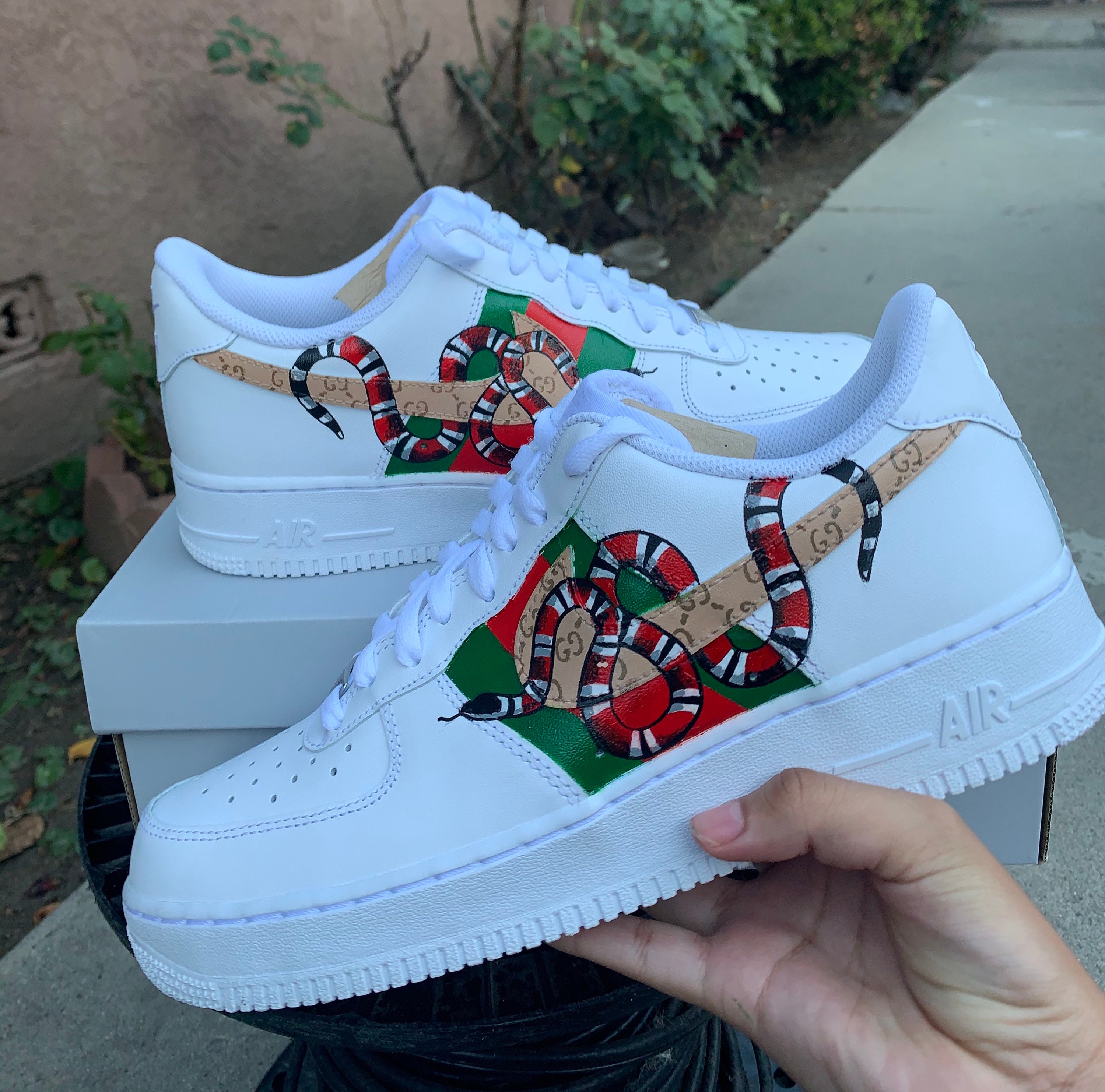 air force 1 custom gucci