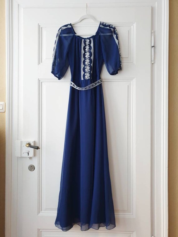 Authentic vintage maxi dress in size. S from the … - image 2
