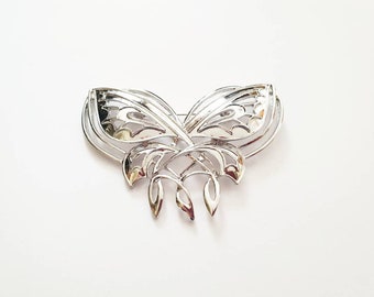 Elbische Schmetterling Brosche "Arwen" in silbern